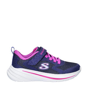 Wave 92 sneakers met glitters blauw/roze