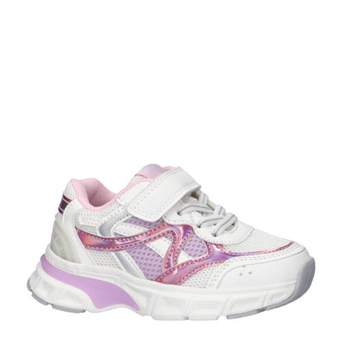 Nelson Kids sneakers wit/roze Meisjes Imitatieleer - maat 25 afbeelding