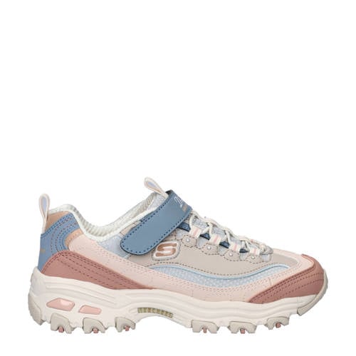 Skechers D'Lites Color Mayhem sneakers beige/multi Meisjes Imitatieleer - maat 37 afbeelding