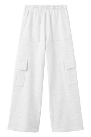casual broek lichtgrijs