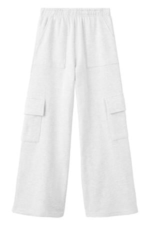 casual broek lichtgrijs