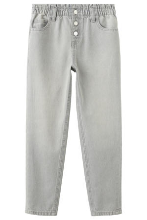 barrel jeans grey denim