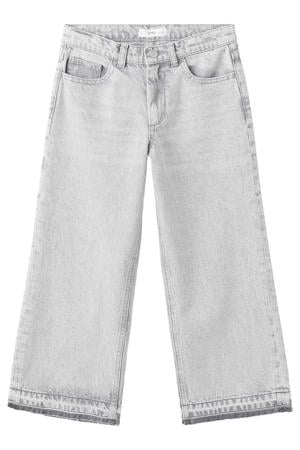 wide leg jeans grey denim