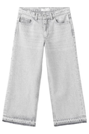 wide leg jeans grey denim