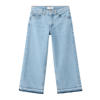 Mango Kids wide leg jeans medium blue denim