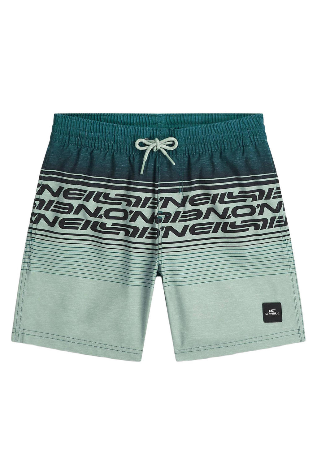 O'Neill zwemshort Logo Stripe lichtgroen/donkergroen