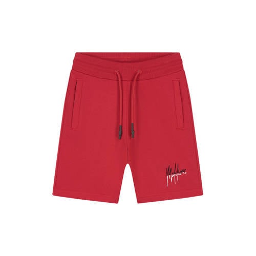 Malelions sweatshort Korte broek Rood Logo - maat 152 afbeelding