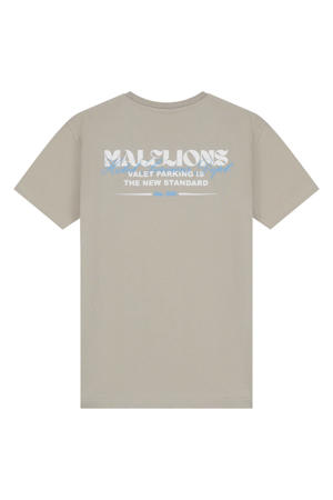 T-shirt met backprint groen