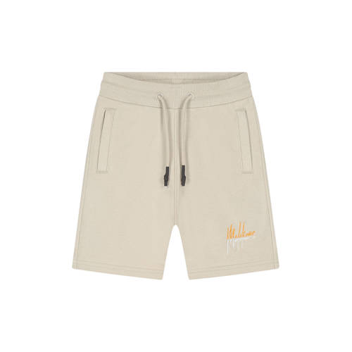Malelions sweatshort Korte broek Beige Logo - maat 164 afbeelding