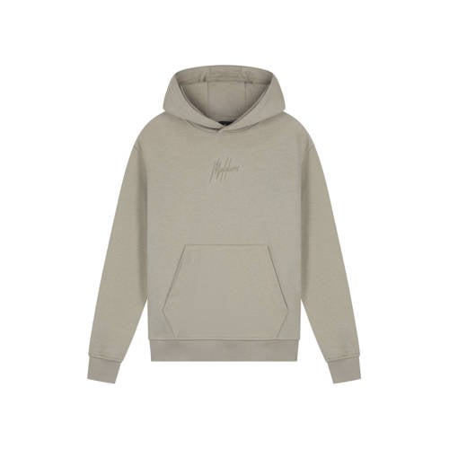 Malelions hoodie Sweater Groen Jongens Katoen Capuchon Backprint - maat 152 afbeelding