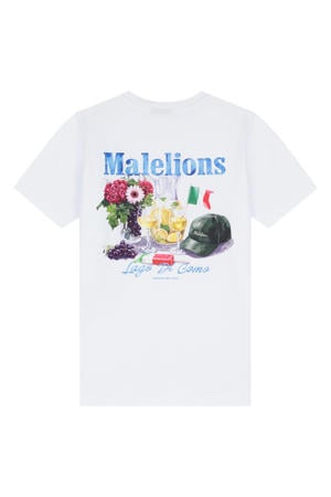 T-shirt met backprint wit