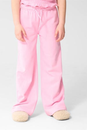 high waist casual broek roze