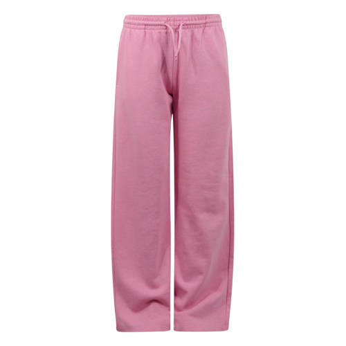 Shoeby high waist casual broek roze Meisjes Sweat Effen - maat 98/104 afbeelding