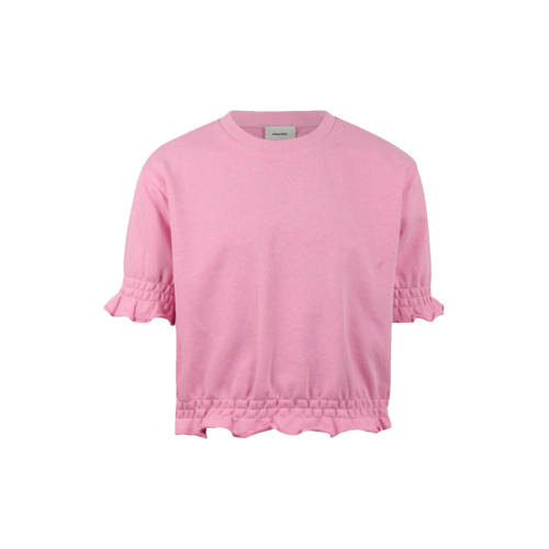 Shoeby T-shirt lichtroze Meisjes Katoen Ronde hals Effen - maat 122/128 afbeelding