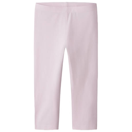 NAME IT KIDS capri legging lichtroze Meisjes Stretchkatoen Effen - maat 140 afbeelding