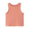 NAME IT KIDS mouwloze top koraaloranje
