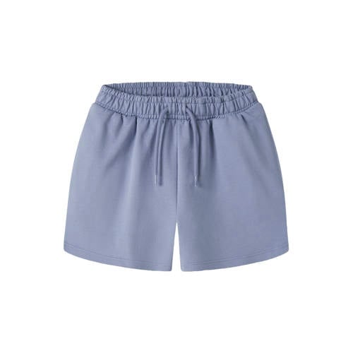 NAME IT KIDS sweatshort lila Korte broek Paars Effen - maat 134 afbeelding