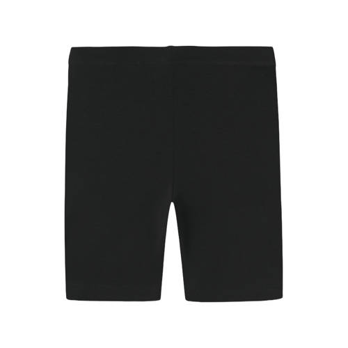 NAME IT KIDS biker short zwart Korte broek Meisjes Stretchkatoen Effen - maat 134 afbeelding