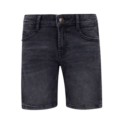 Retour Jeans straight regular waist short black denim Korte broek Zwart Jongens Stretchdenim - maat 134 afbeelding