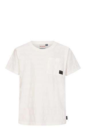 gestreepte T-shirt ecru