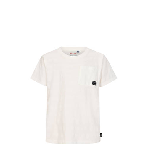 Retour Jeans gestreepte T-shirt ecru Jongens Katoen Ronde hals Effen - maat 116 afbeelding