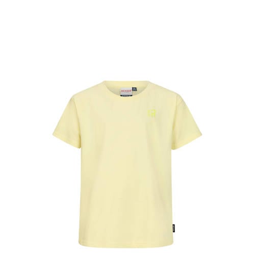 Retour Jeans T-shirt lichtgeel Jongens Katoen Ronde hals Effen - maat 110 afbeelding