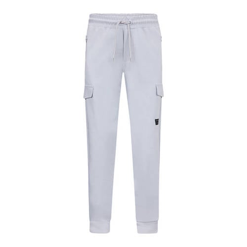 Retour Jeans regular cargobroek grijsblauw Jongens Katoen Effen - maat 116 afbeelding