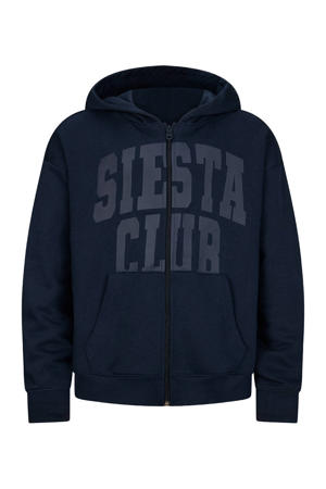 sweatvest donkerblauw