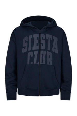 sweatvest donkerblauw