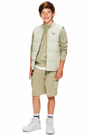 regular waist sweatshort groen
