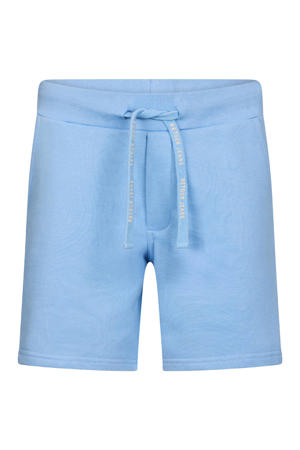 regular waist sweatshort lichtblauw