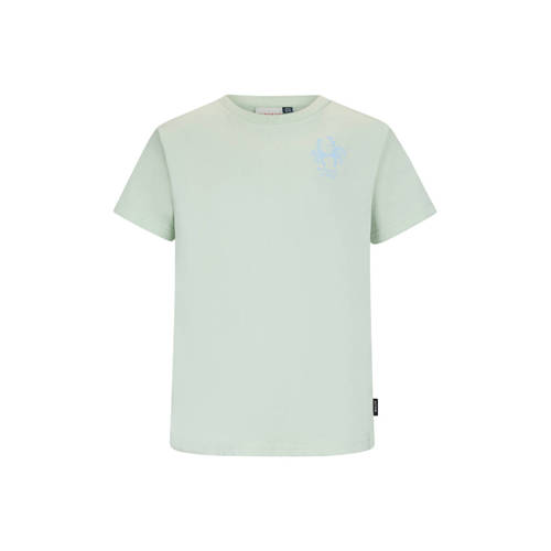 Retour Jeans T-shirt met backprint mintgroen Jongens Katoen Ronde hals - maat 116 afbeelding
