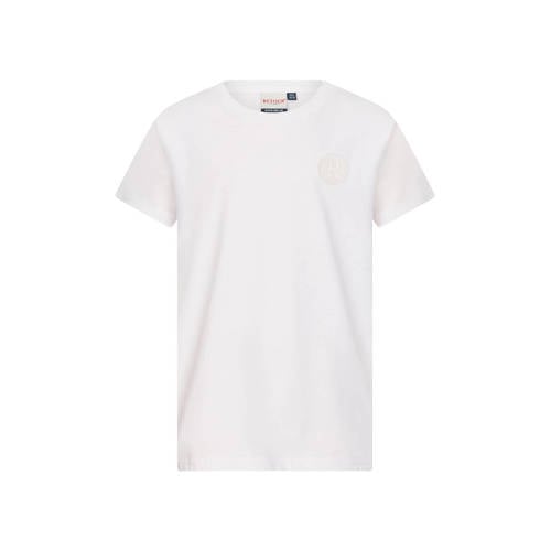 Retour Jeans T-shirt met backprint ecru Jongens Katoen Ronde hals Backprint - maat 182/188 afbeelding