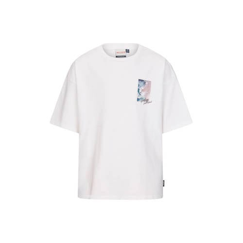 Retour Jeans T-shirt met backprint wit Jongens Katoen Ronde hals Backprint - maat 146/152 afbeelding
