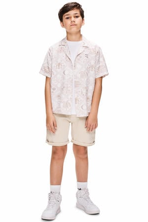 casual overhemd beige