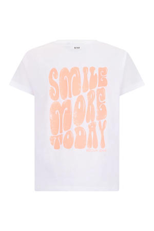 T-shirt met backprint wit