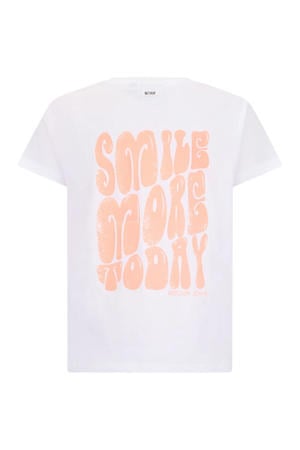 T-shirt met backprint wit