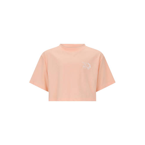 Retour Jeans T-shirt met backprint oranje Meisjes Katoen Ronde hals Backprint - maat 170/176 afbeelding