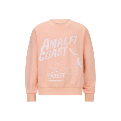 Retour Jeans longsleeve roze Meisjes Sweat Ronde hals Printopdruk - maat 122/128 afbeelding