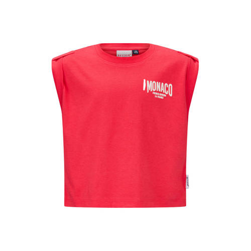 Retour Jeans T-shirt met backprint rood Meisjes Katoen Ronde hals Backprint - maat 158/164 afbeelding