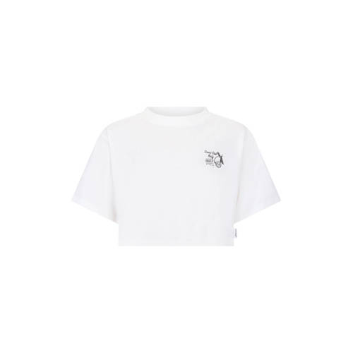 Retour Jeans T-shirt met backprint wit Meisjes Katoen Ronde hals Backprint - maat 146/152 afbeelding