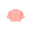 Retour Jeans T-shirt met backprint oranje broderie