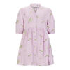 Retour Jeans gebloemde blousejurk roze
