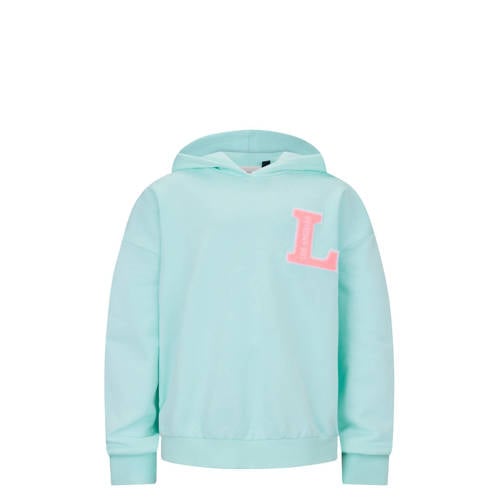 Retour Jeans hoodie met backprint lichtblauw Sweater Backprint - maat 170/176 afbeelding