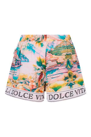 relaxed regular waist casual short roze