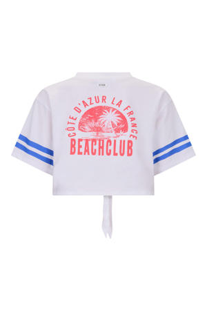 T-shirt met backprint wit