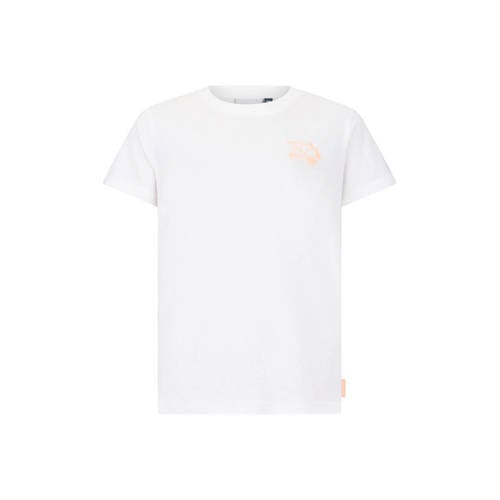 Retour Jeans T-shirt met backprint wit Meisjes Katoen Ronde hals Backprint - maat 170/176 afbeelding