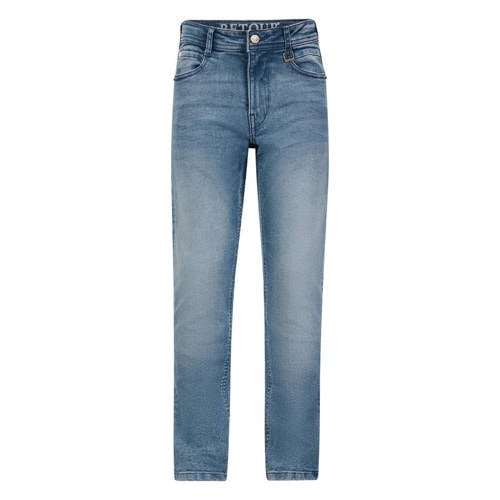 Retour Jeans James Straight straight leg jeans medium blue denim Blauw