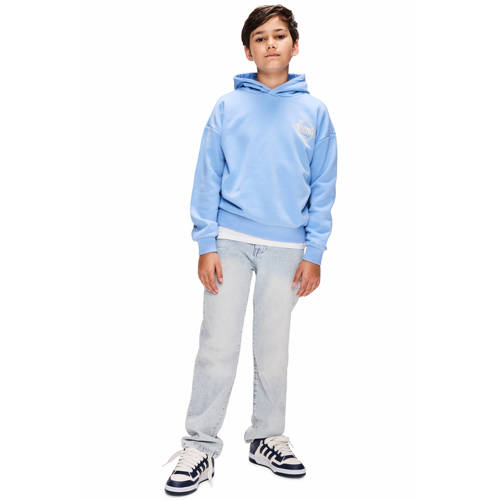 Retour Jeans Manuel loose fit jeans light blue denim Blauw Effen - maat 152 afbeelding