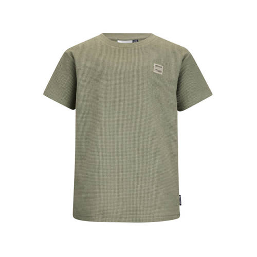 Retour Jeans T-shirt groen Jongens Stretchkatoen Ronde hals Effen - maat 158/164 afbeelding